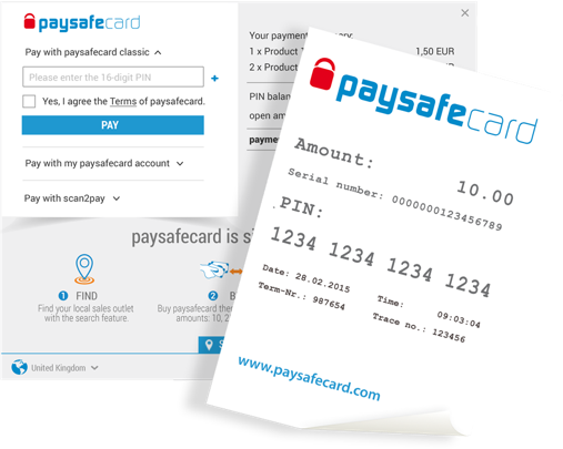 Pay Safecard